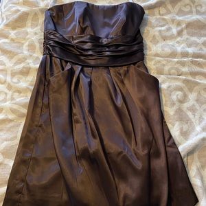 Cute brown cocktail dress! Only worn once!